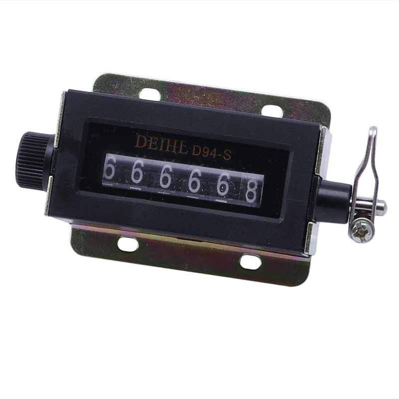 [Hàng mới về] Máy đếm số cơ 0-999999 6 số D94-S tiện dụng
