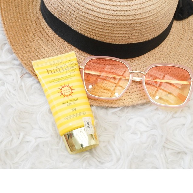 Ảnh (Dạng gói date 9/2025) Kem Chống Nắng SPF 50 PA +++ RIORI HANA SUN CREAM - 1.5g 4