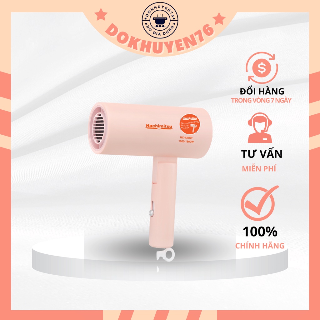 Máy sấy tóc Hachimitsu 1800W HC-435ST | HC-415ST CHÍNH HÃNG