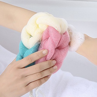 Bông tắm dài tạo bọt cao cấp chất liệu lưới PE dày mềm mại nhiều màu sắc 88265