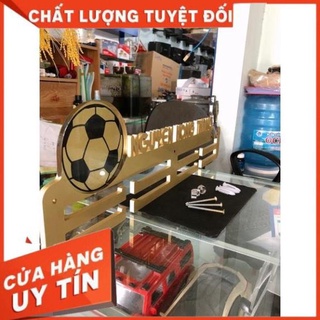 Giá treo huy chương Bóng đá 58x17, Vàng RichGold ánh kim, tặng kèm như hình