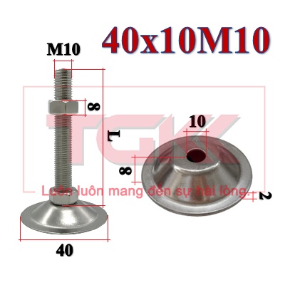 Chân đế inox 304 40x10M10 | Shopee Việt Nam