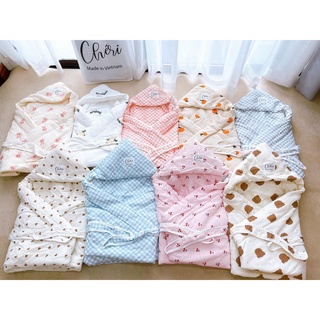 Chăn Ủ Xô Oganic Chần Bông Chéri Cao Cấp Cho Bé | Minizon Kids