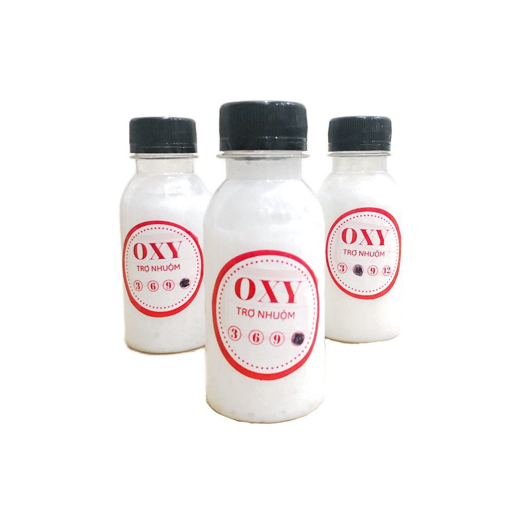 Oxy nhuộm tóc oxy túi / oxy chiết bạc hà