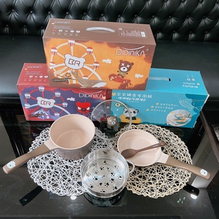 Bộ nồi chảo cao cấp Didinika Hàn Quốc 18cm đủ màu
