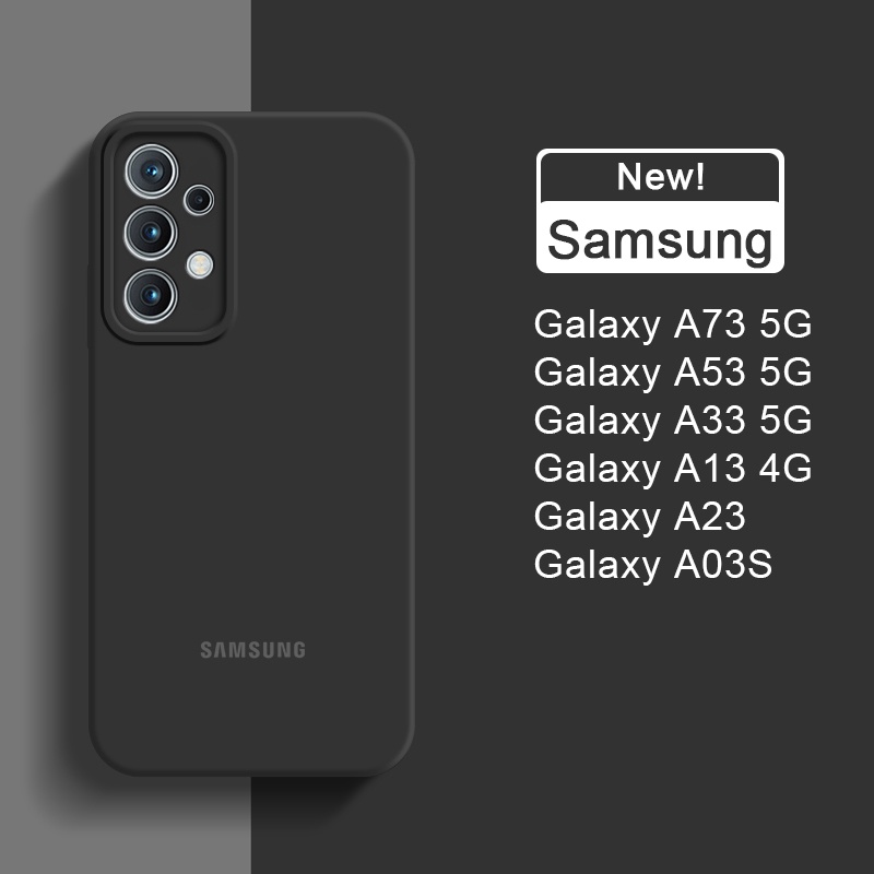 Ôp Điện Thoại Silicon Dẻo Kèm Khung Bảo Vệ camera Cho samsung galaxy a73 a53 a52s a52 a33 5g a13 a23 4g a03s a03 a13 4g lite lte Ốp