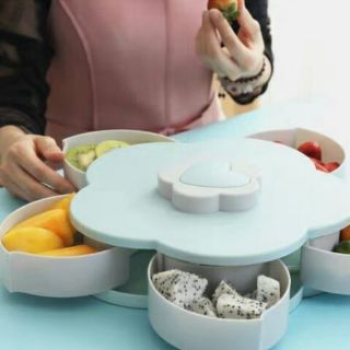 Khay mứt nở hoa 5 cánh đựng bánh kẹo ngày Tết