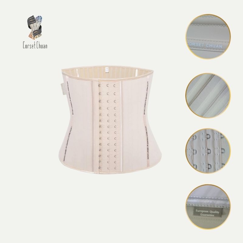 Ảnh Đai Nịt Bụng Latex Corset Chuẩn Chính Hãng Hy Lạp (Màu nude) 2