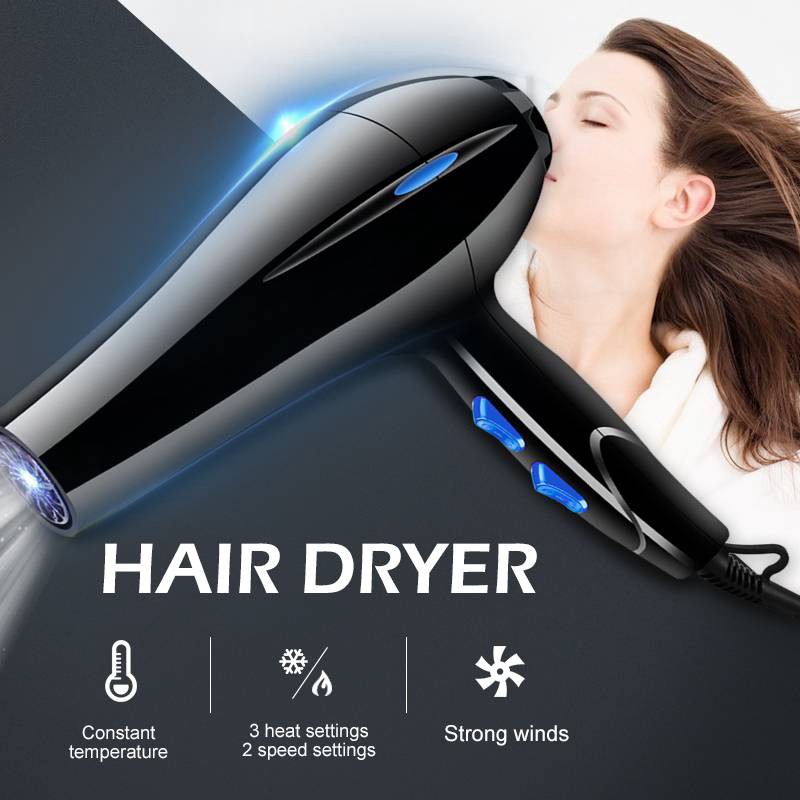 Ảnh Máy sấy tóc UBEATOR 3 cấp nhiệt/ 2 tốc độ gió hỗ trợ tạo kiểu tóc chuyên nghiệp 3