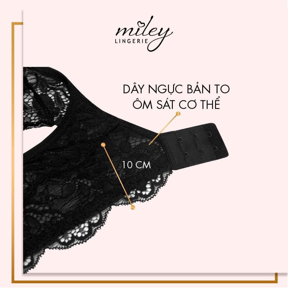 Ảnh Áo Ngực Nâng Vừa Lưng Phối Ren Cánh Bướm Miley Lingerie 4