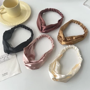 Dây Buộc Tóc Vải Satin Thời Trang Cho Nữ