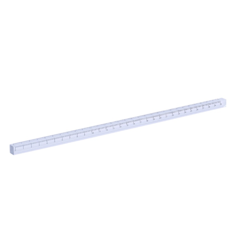 Thước kẻ thẳng bằng nhựa acrylic trong suốt 0-30cm dành cho học sinh