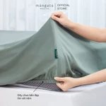 Ga giường lụa mát lạnh Tencel 60s Mangata Bedding, ga trải giường size 1m6x2m và 1m8x2m màu trơn bo chun 4 góc chắc chắn — ảnh 2