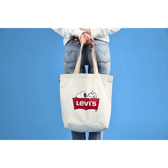 Tui tote Snoopy x Levis Shopee Vi t Nam