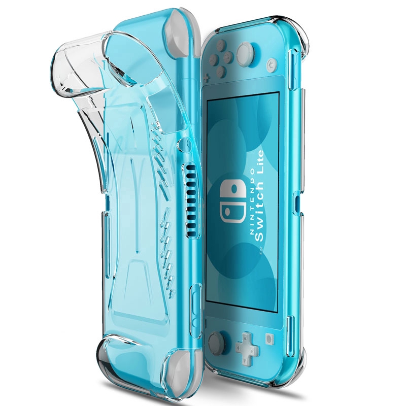 Nintend Switch Lite Protective Case Grip Cover TPU Anti-Slip Clear ...