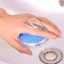Bàn chải tắm mát-xa da đầu thư giãn màu sắc ngẫu nhiên