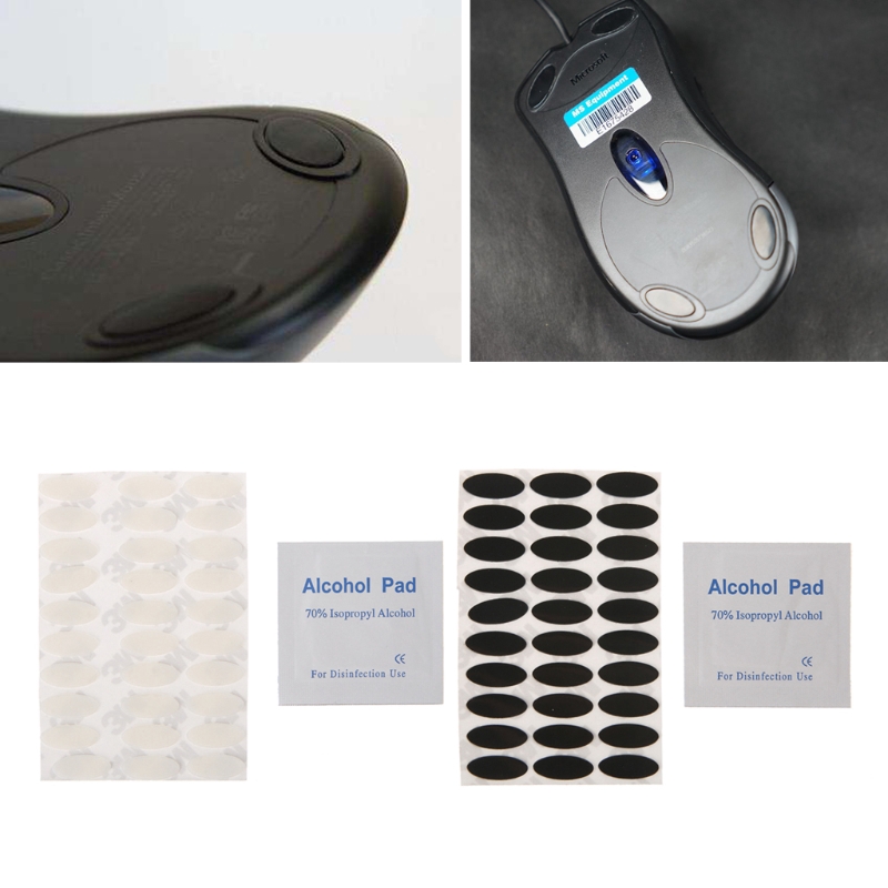 76HD 30 pezzi piedini per mouse spessore 0,6 mm pattini per