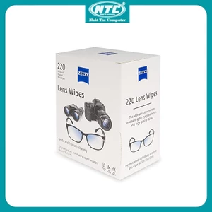 Giấy Zeiss Lens Wipes hộp 220 tờ - Giấy lau Lens Ống kính, Máy ảnh, Điện thoại, Mắt kính (Trắng)