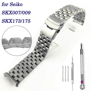 Dây Đeo Đồng Hồ Bằng Thép Không Gỉ 316L Cho Seiko SKX007 Srx009 Srx173 SKX175 20mm 22mm
