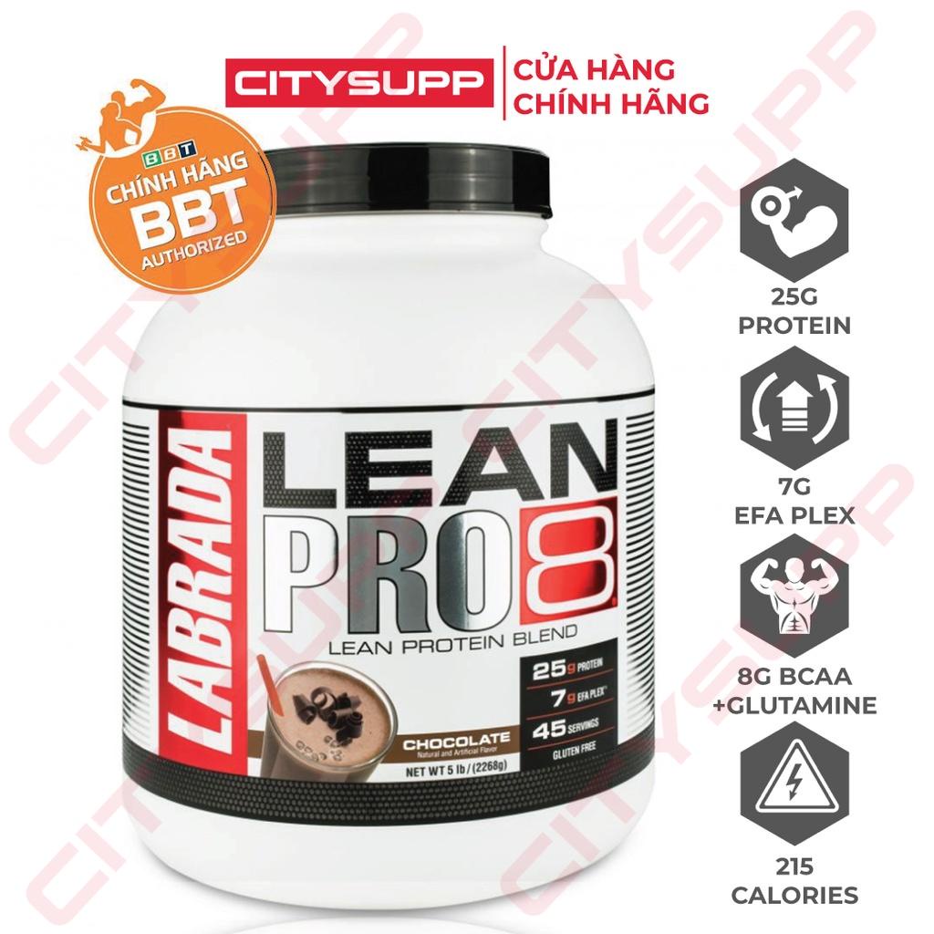 Labrada Lean Pro 8 (45 Servings), Bổ Sung 8 Loại Protein Cao Cấp Trải ...