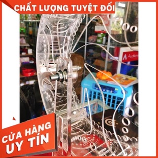 Wheel êm silent 30  trong suốt dành cho hamster, sóc, nhím, bọ, thỏ