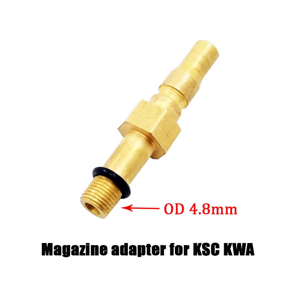 Airsoftfill phụ kiện bộ chuyển đổi sang hộp khí xanh tạp chí đầu dò bộ chuyển đổi bọt khớp nối chữ o wahsers ống cuộn dây