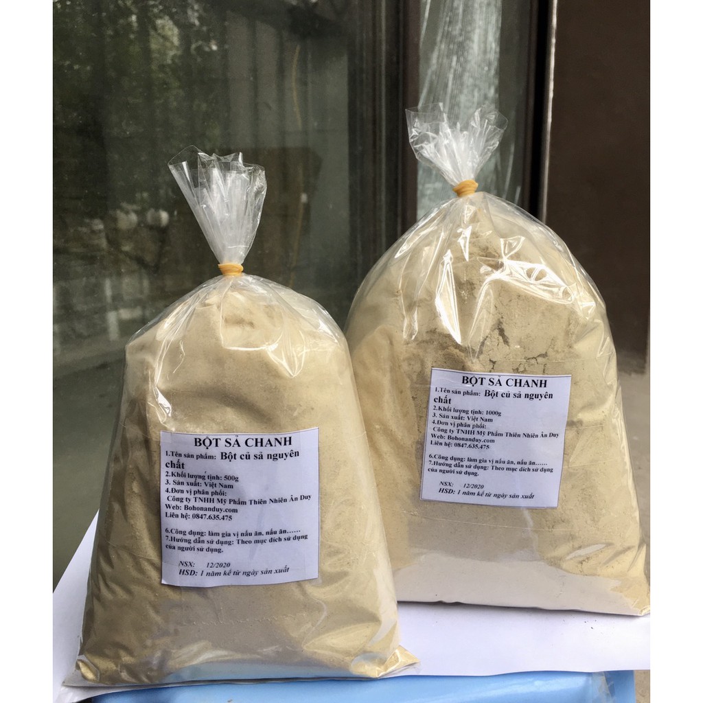 BỘT SẢ NGUYÊN CHẤT LOẠI I 1000g
