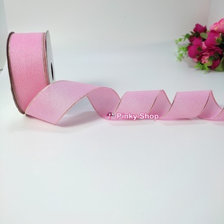 Ruy băng kim tuyến 4cm viền lấp lánh nhiều màu loại tốt gói quà, trang trí decor, phụ kiện handmade Pinky Shop