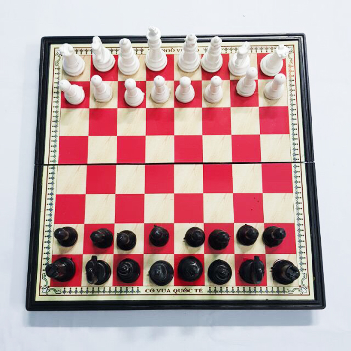 Đồ chơi giải trí bộ cờ vua nam châm gấp gọn bằng nhựa 29 x 29 cm – Tăng khả năng tâp trung và rèn luyện tư duy