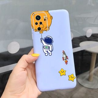 Ốp Điện Thoại Silicon Mềm Hình Phi Hành Gia Và Bướm Cho Xiaomi Redmi Note 10 10S 4G 10Pro Redmi Note10 Pro 4G