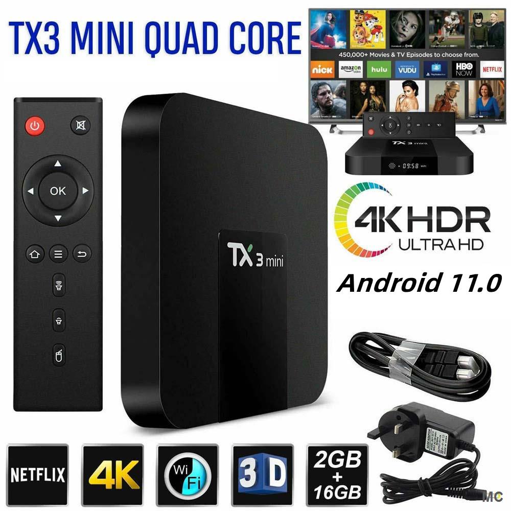 Đầu TV Box Tx3 Mini Hdmi 11.0 Thông Minh TV Box HD 4K KèM Phụ KiệN ...