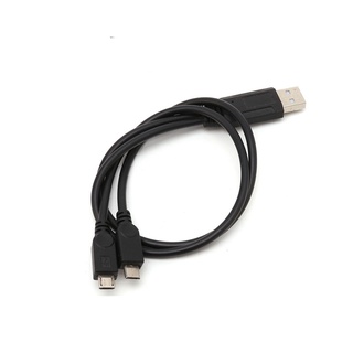 Com * 38cm Di Động USB Nam Đa Năng Micro USB Dual Male Y Adapter Splitter Cable