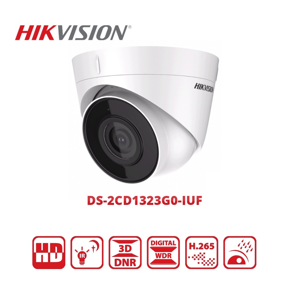 CAMERA IP DOME HIKVISION DS-2CD1323G0-IUF 1080P Tích Hợp Mic Thu âm Và ...