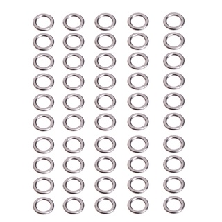 Bs * 50 Cái Câu Cá Chắc Chắn Thép Không Gỉ Snap Chia Vòng Dụ Giải Quyết Kết Nối Mới