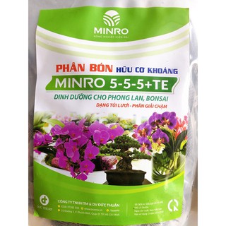 PHÂN BÓN HỮU CƠ KHOÁNG MINRO 5-5-5+TE