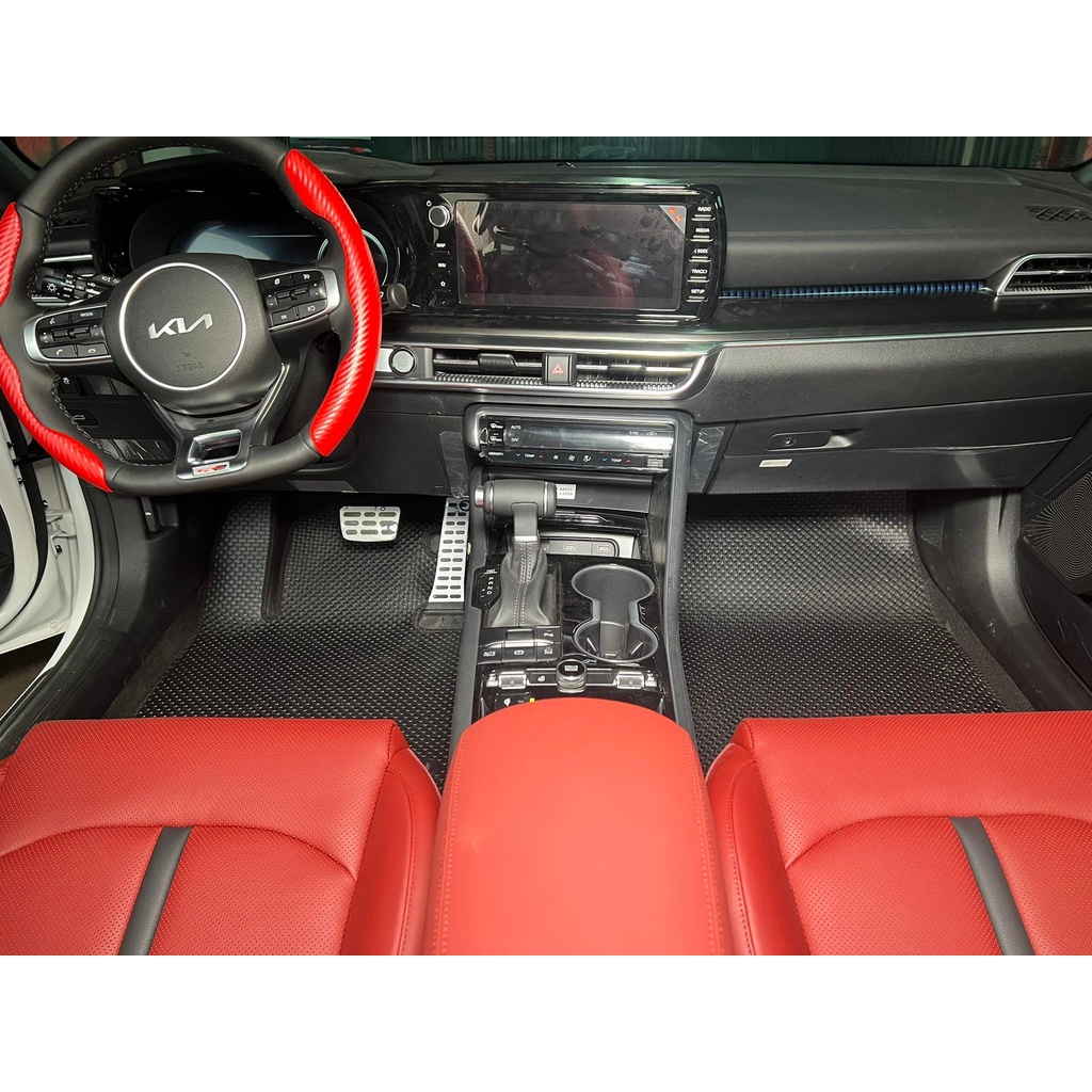Thảm lót ô tô KATA cho xe Kia Optima K5 (2022-2023) - Khít với sàn, Chống trơn, Không mùi, Không ẩm mốc