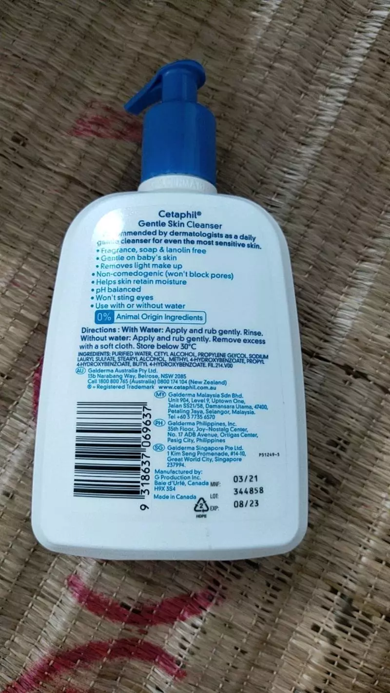 Bao bì Cetaphil 473ml