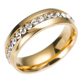 Nhẫn titanium nạm đá - BHN101
