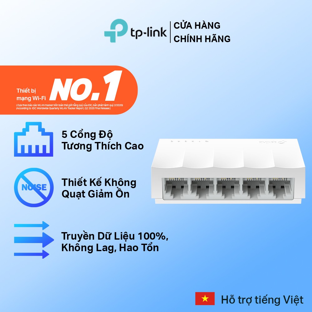 Bộ Chia Mạng Để Bàn TP-Link LS1005 5 Cổng 10/100Mbps