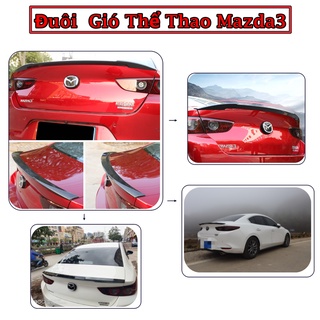 Đuôi Gió Thể Thao Mazda3 Đời Xe  2020 - 2022 Chất Liệu Nhựa ABS Cao Cấp