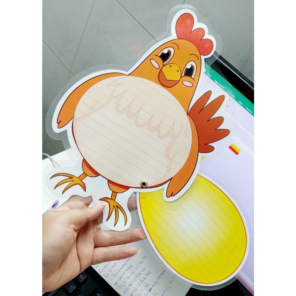 GÀ ĐẺ TRỨNG ( đồ dùng dạy học MIKI )