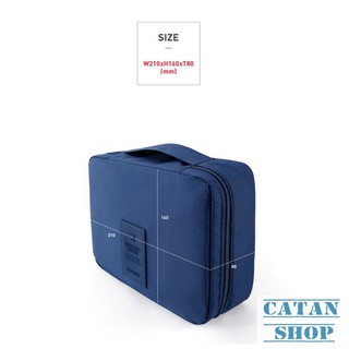 Túi Đựng Mỹ Phẩm Du Lịch Hàn Quốc ,chống thấm xếp gọn,đồ trang điểm,make up,dầu gội trong vali Bag DL04