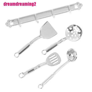 Bộ 5 Dụng Cụ Nấu Ăn Cho Nhà Búp Bê Tỷ Lệ 1: