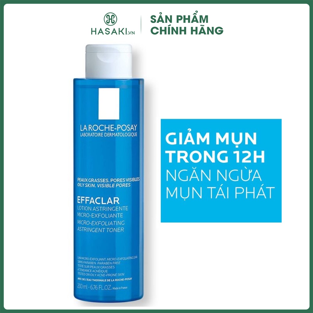 Nước Hoa Hồng Cho Da Dầu La Roche-Posay Effaclar Astringent Toner 200Ml |  Shopee Việt Nam