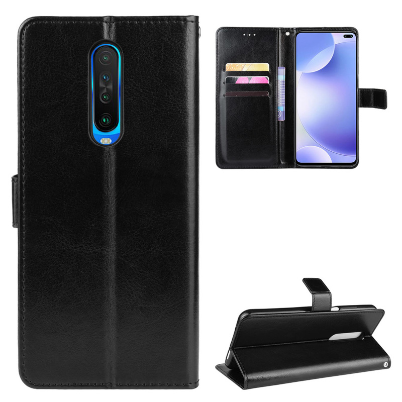 For Redmi K30 5G K20 Pro Zoom 8 8A Support holder Flip Leather Case Wallet Phone Cover