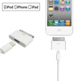 8pin Female To 30pin Male Adapter Converter For phone4 4S 2 3  Touch3 4