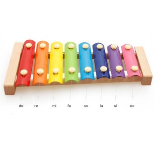 Đàn gỗ 8 quãng đồ chơi âm nhạc phát triển trí tuệ cho bé