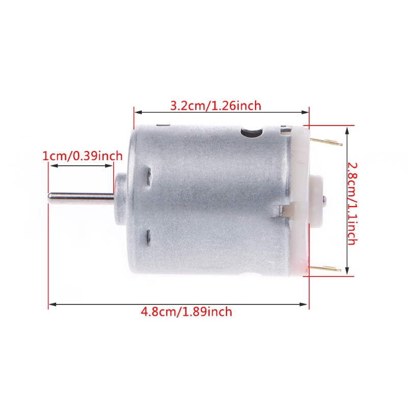 Ppy DC Motor DC 3-36V 4500-25500 Vòng bi Mô-men xoắn lớn Công suất tiếng ồn thấp Bán chạy Động cơ linh kiện điện tử