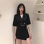 SET ÁO CÀI CÚT FORM CROPTOP KÈM VÁY QUẦN CHẤT DẦY DẶN