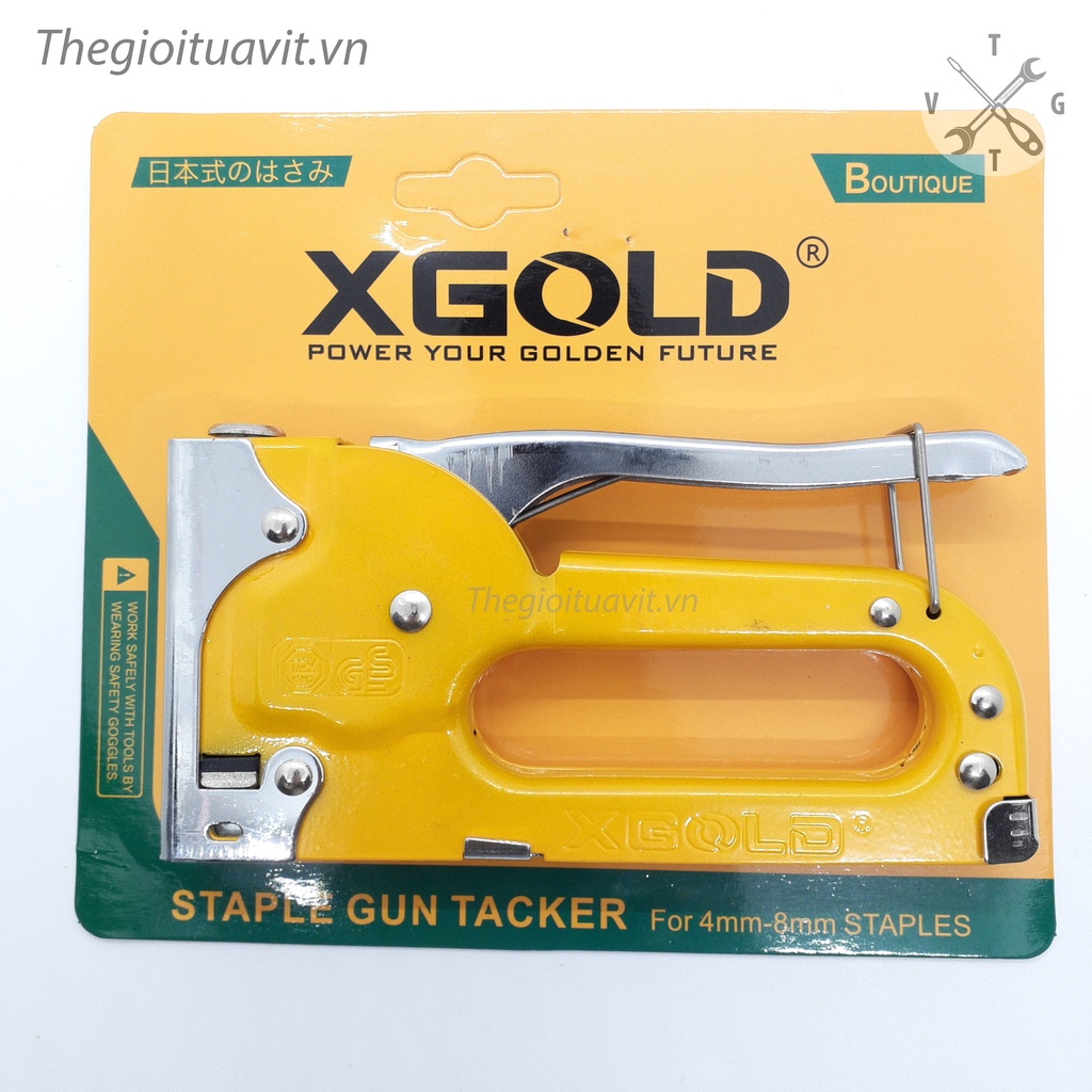 Súng bắn ghim gỗ XGOLD chính hãng 4mm-8mm | Shopee Việt Nam